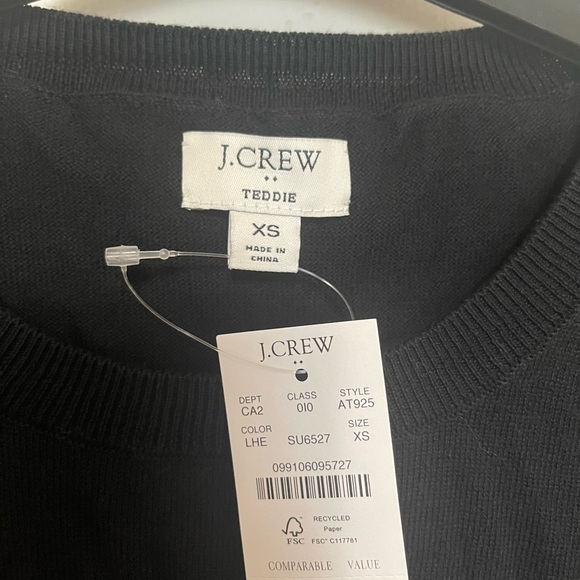 J. Crew Leopard-heart Teddie sweater - Picture 3 of 4